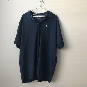 Under Armour 2XL Navy Golf Shirt